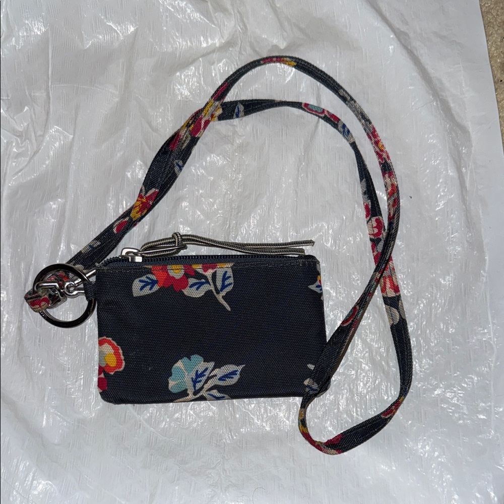 Vera Bradley- ID pouch with lanyard
